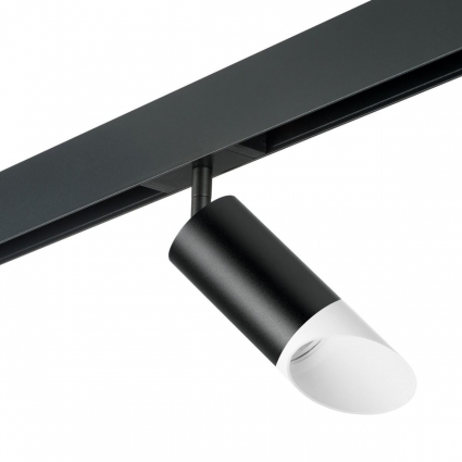 Трековый светильник Lightstar Rullo (214437+595057+201436) PRO43736 для экспозиции, цвет черный,  в стиле Хай-тек