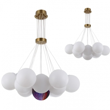 Подвесная люстра Kink Light Алди 08475-13,20 для гостиной, цвет бронза