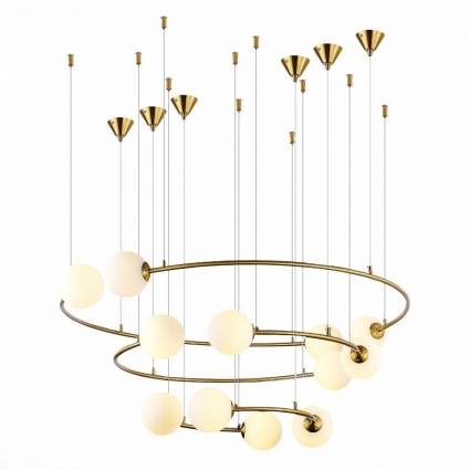 Подвесная люстра ST Luce ARKOS SL1186.303.12 для гостиной площадью до 21 кв.м.,  в стиле модерн