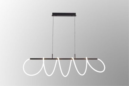 Подвесной светодный светильник Arte Lamp Klimt A2850SP-75BK для гостиной площадью до 23 кв.м.,  в стиле Хай-тек