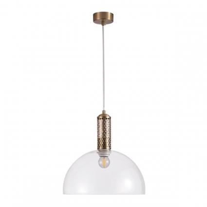 Подвесной светильник Crystal Lux ANGELINA SP1 BRASS для кухни, цвет латунь,  в стиле лофт