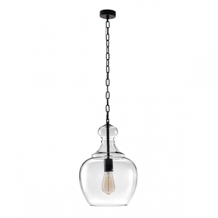 Подвесной светильник Crystal Lux CONSTANCIA SP1 BROWN для кухни, цвет коричневый,  в стиле лофт