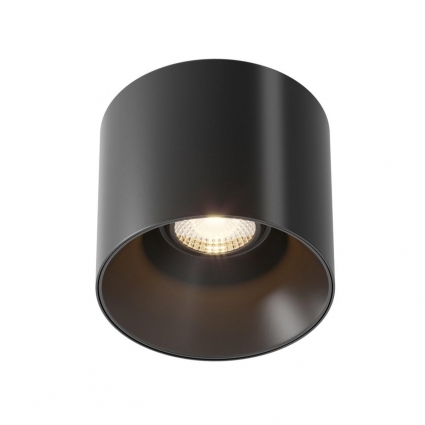 Потолочный светодиодный светильник Maytoni Technical Alfa LED C064CL-01-25W3K-RD-B для прихожей, цвет черный