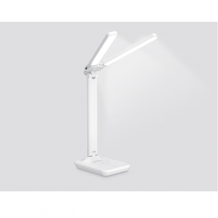 Настольная светодиодная лампа Ambrella light Desk DE490 для офиса, цвет белый,  в стиле Хай-тек
