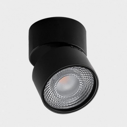 Светодиодный спот Italline IT02-010 3000K black для ванной, цвет черный,  в современном стиле
