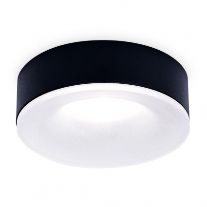 Встраиваемый светильник Ambrella light Techno Spot Acrylic Frost TN3332 для прихожей, цвет черный,  в современном стиле
