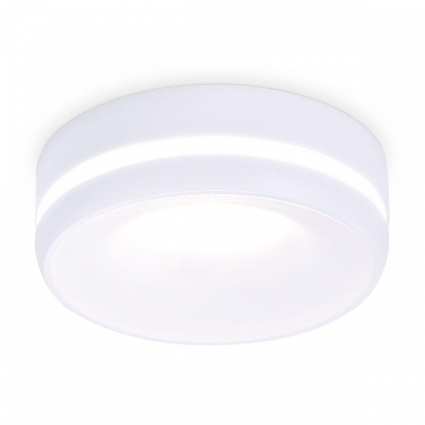 Встраиваемый светильник Ambrella light Techno Spot Acrylic Frost TN3333 для спальни, цвет белый,  в современном стиле