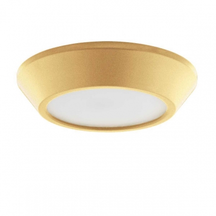 Потолочный светодиодный светильник Lightstar Urbano mini 214734 для ванной, цвет золотой,  в современном стиле