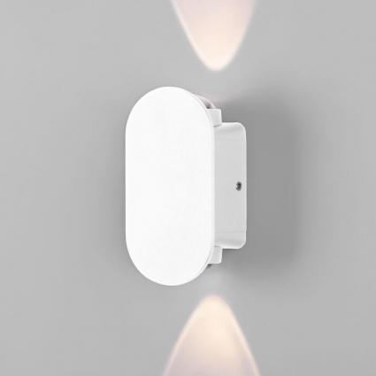 Уличный настенный светодиодный светильник Elektrostandard Mini Light 35153/D белый a060880 для спальни, цвет белый,  в стиле модерн