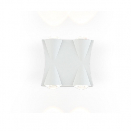 Уличный настенный светодиодный светильник Ambrella light Garden ST4482, цвет белый,  в стиле Хай-тек