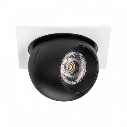 Встраиваемый светодиодный спот Lightstar Urbano (217516+217074) i51674 для спальни, цвет черный,  в стиле Хай-тек