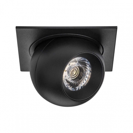 Встраиваемый светодиодный спот Lightstar Urbano (217517+217074) i51774 для спальни, цвет черный,  в стиле Хай-тек