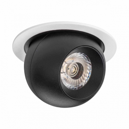 Встраиваемый светодиодный спот Lightstar Urbano (217616+217074) i61674 для магазина, цвет черный,  в стиле Хай-тек