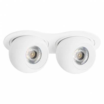 Встраиваемый светодиодный спот Lightstar Urbano (217626+217062+217062) i6266262 для магазина, цвет белый,  в стиле Хай-тек