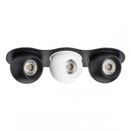 Встраиваемый светодиодный спот Lightstar Urbano (217637+217072+217062+217072) i637726272 для магазина, цвет черный,  в стиле Хай-тек