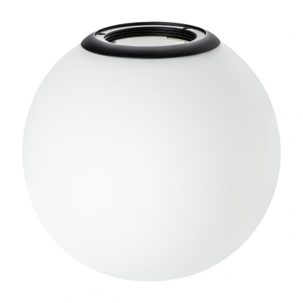Плафон с черным металлическим кольцом Lightstar Teta 595110, цвет матовый