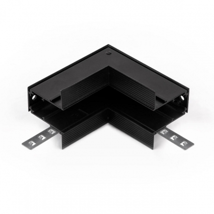 Коннектор угловой для встраиваемого шинопровода Elektrostandard Slim Magnetic 85093/11 a062188 для гостиной, цвет черный,  в стиле Хай-тек