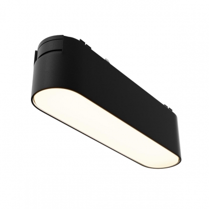 Трековый светодиодный светильник Maytoni Technical Basis TR080-1-6W3K-B для магазина, цвет черный,  в современном стиле