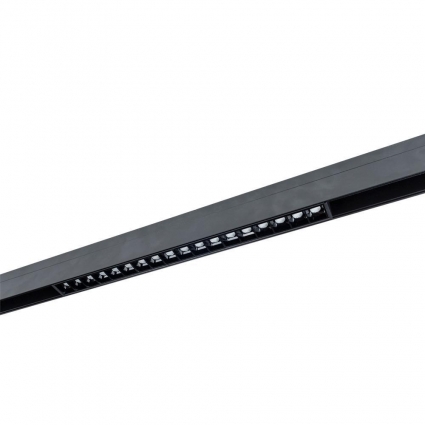 Трековый светодиодный светильник Arte Lamp LINEA A4685PL-1BK для экспозиции площадью до 2 кв.м.,  в современном стиле