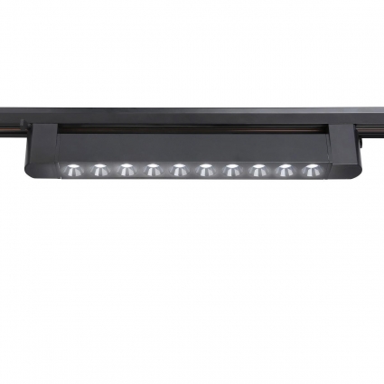 Трековый светодиодный светильник Ambrella light Track System GL6709 для магазина, цвет черный,  в стиле Хай-тек