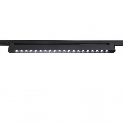 Трековый светодиодный светильник Ambrella light Track System GL6721 для магазина, цвет черный,  в стиле Хай-тек