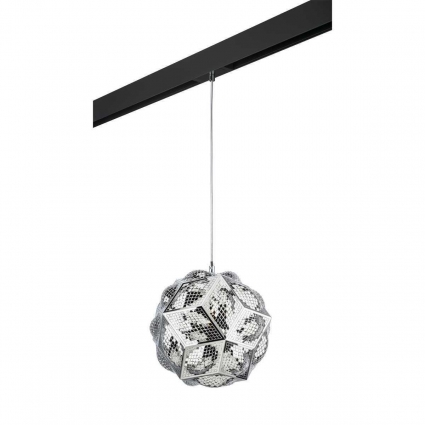 Трековый светильник Lightstar Fermo (724314+595007) PRO724314 для спальни, цвет хром,  в стиле арт-деко