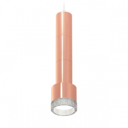 Комплект подвесного светильника Ambrella light Techno Spot XP (A2301, C6326х3, A2063х2, A2101, C8122, N8480) XP8122005 для кафе и ресторанов, цвет розовое золото