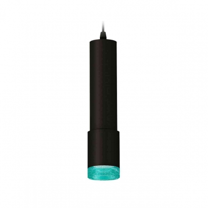 Комплект подвесного светильника Ambrella light Techno Spot XP7422004 SBK/BL черный песок/голубой (A2302, C6356, A2030, C7422, N7194) для магазина, цвет черный