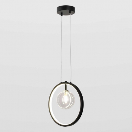 Подвесной светильник Lussole Loft Lancaster LSP-7088 для кафе и ресторанов, цвет черный,  в стиле Хай-тек