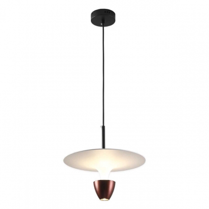 Подвесной светодиодный светильник Lussole Loft Irvine LSP-7082 для кухни, цвет черный,  в стиле Хай-тек
