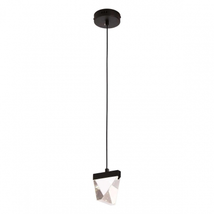 Подвесной светодиодный светильник Lussole Loft Littlerock LSP-7095 для гостиной, цвет черный,  в стиле Хай-тек