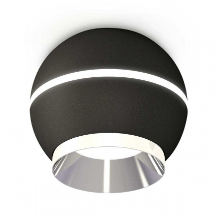 Комплект потолочного светильника Ambrella light Techno Spot XC (C1102, N7032) XS1102011 для кафе и ресторанов, цвет черный