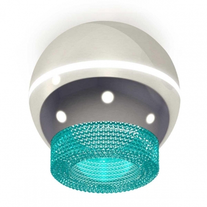 Комплект потолочного светильника Ambrella light Techno Spot XC (C1104, N7194) XS1104020 для гостиной, цвет серебро