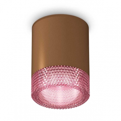 Комплект потолочного светильника Ambrella light Techno Spot XC (C6304, N6152) XS6304021 для гостиной, цвет кофейный