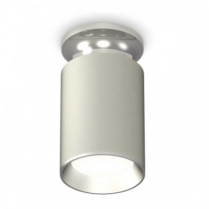Комплект потолочного светильника Ambrella light Techno Spot XC (N6903, C6314, N6104) XS6314101 для спальни, цвет серый