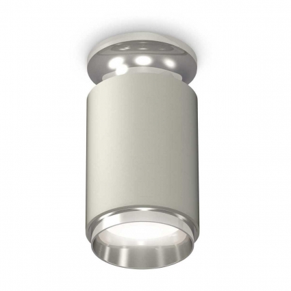 Комплект потолочного светильника Ambrella light Techno Spot XC (N6903, C6314, N6122) XS6314100 для спальни, цвет серый