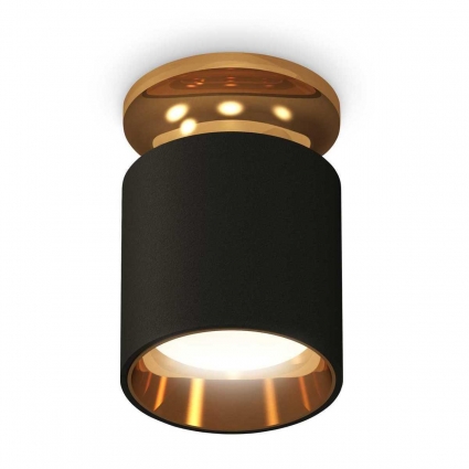 Комплект потолочного светильника Ambrella light Techno Spot XC (N6905, C6302, N6113) XS6302161 для гостиной, цвет черный