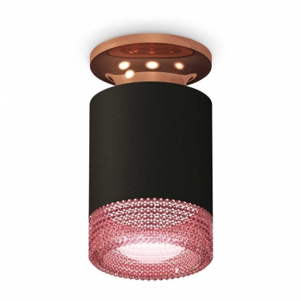 Комплект потолочного светильника Ambrella light Techno Spot XC (N6906, C6302, N6152) XS6302182 для гостиной, цвет черный