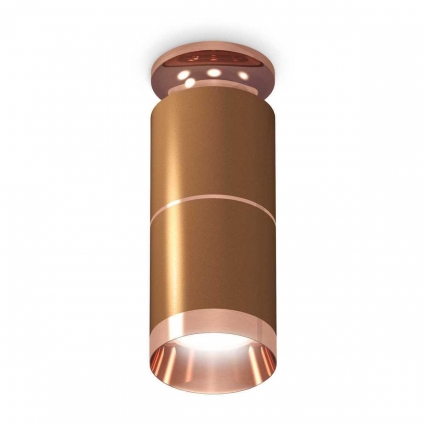 Комплект потолочного светильника Ambrella light Techno Spot XC (N6906, C6304, A2063, N6135) XS6304210 для кафе и ресторанов, цвет кофейный
