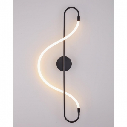 Настенный светодиодный светильник Arte Lamp KLIMT A2850AP-13BK для спальни площадью до 3 кв.м.,  в стиле Хай-тек