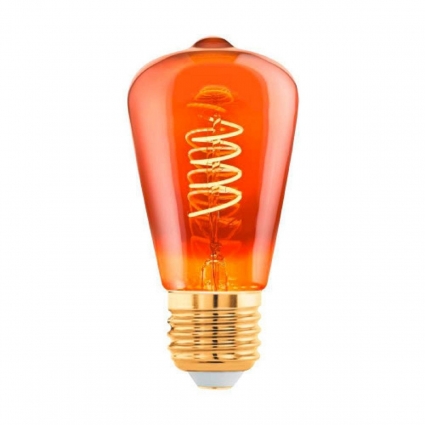 Лампа светодиодная диммируемая Eglo E27 4W 2000К медь 110199
