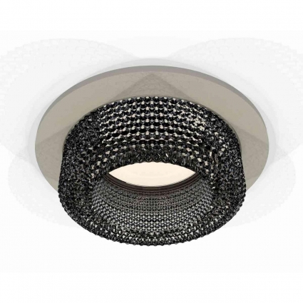 Комплект встраиваемого светильника Ambrella light Techno Spot XC7623021 SGR/BK серый песок/тонированный (C7623, N7192) для магазина, цвет серый