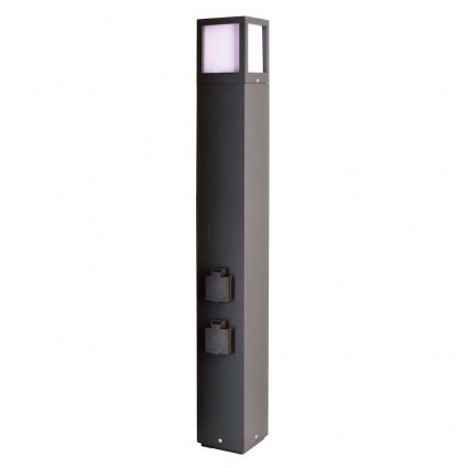 Ландшафтный светильник Deko-Light Facado Socket 733065, цвет темно-серый,  в современном стиле